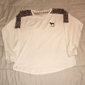 VS Pink long sleeve crew